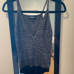 Never Worn silver Express bodysuit